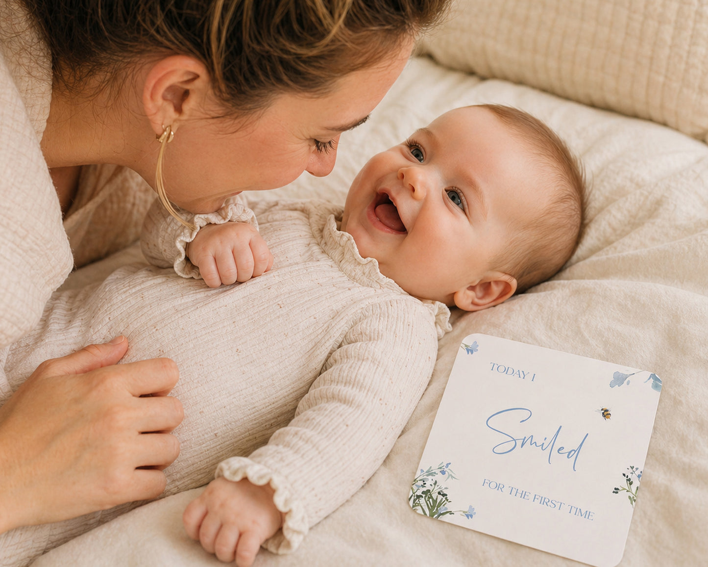 Bee Baby Milestone Cards – 32 Keepsake Cards