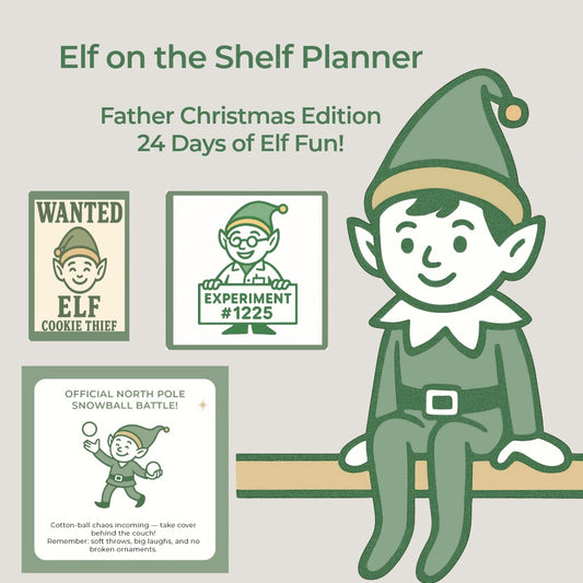 Elf on the Shelf – 24 Day Planner (Father Christmas Edition)