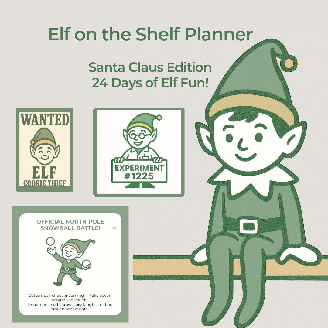 Elf on the Shelf – 24 Day Planner (Santa Claus Edition)