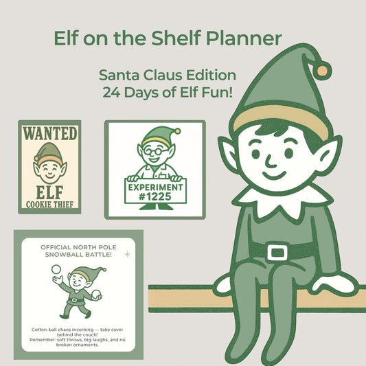 Elf on the Shelf – 24 Day Planner (Santa Claus Edition)