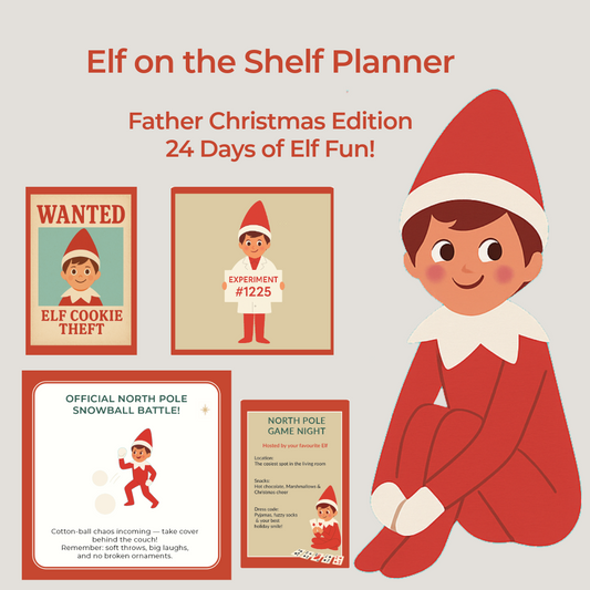 Elf on the Shelf – 24 Day Planner (Father Christmas Edition)