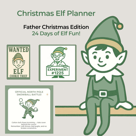 Christmas Elf  – 24 Day Planner (Father Christmas Edition)