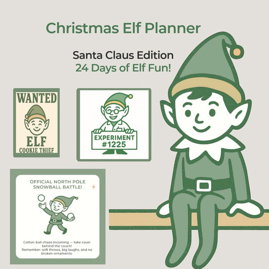 Christmas Elf – 24 Day Planner (Santa Claus Edition)