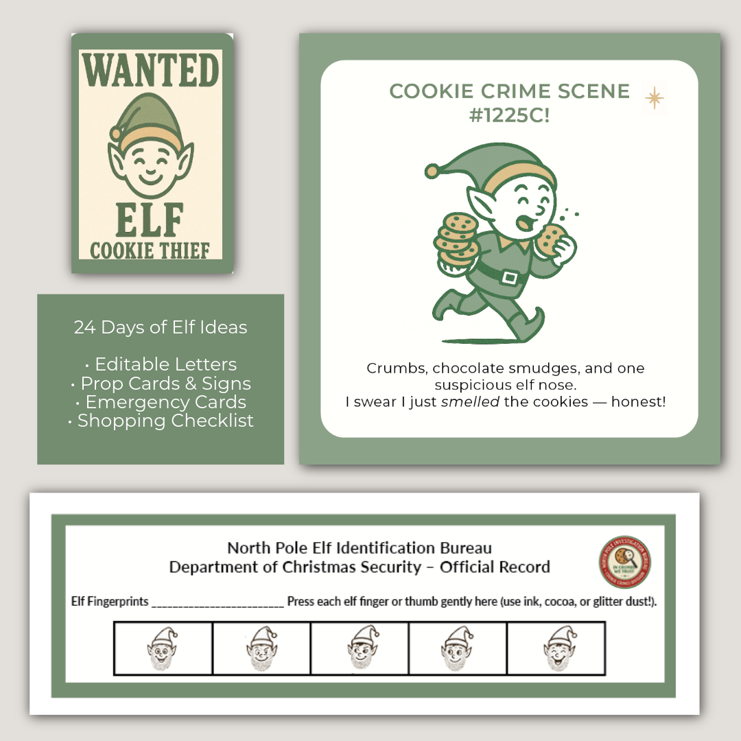 Elf on the Shelf – 24 Day Planner (Santa Claus Edition)