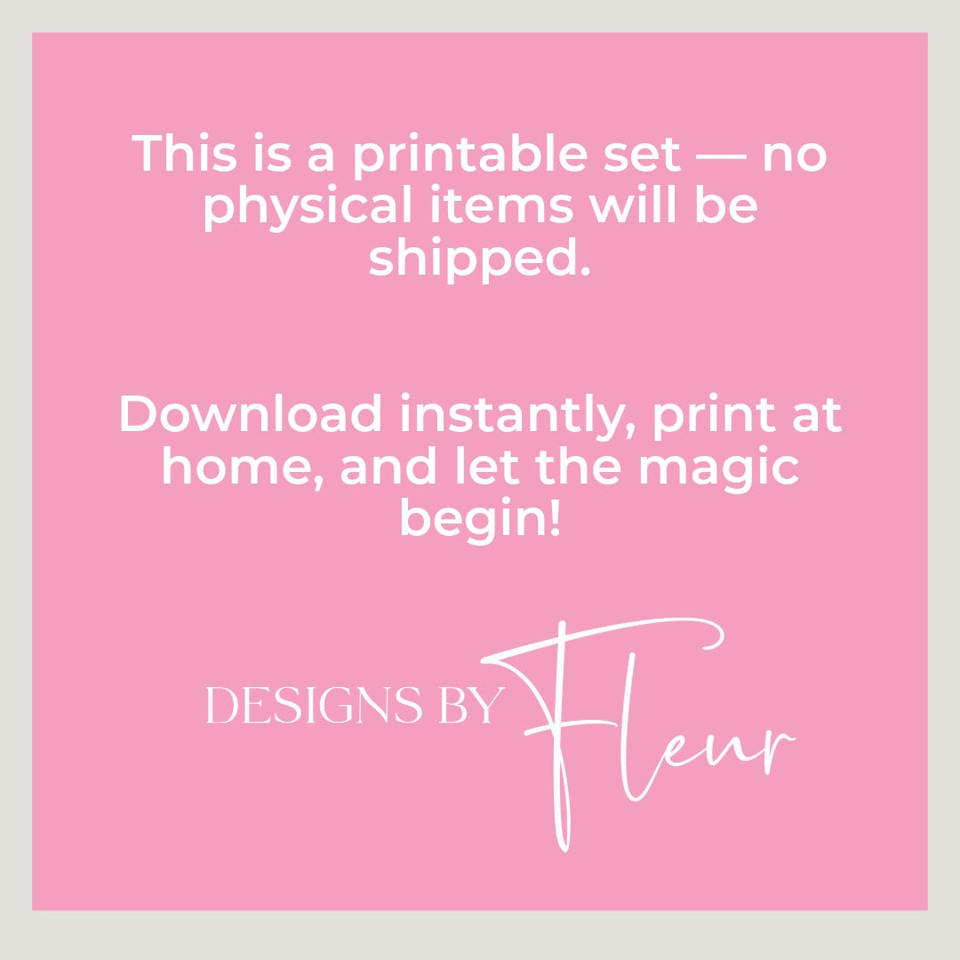 Pink Leopard Elf on the Shelf – 24 Day Planner (Santa Claus Edition)