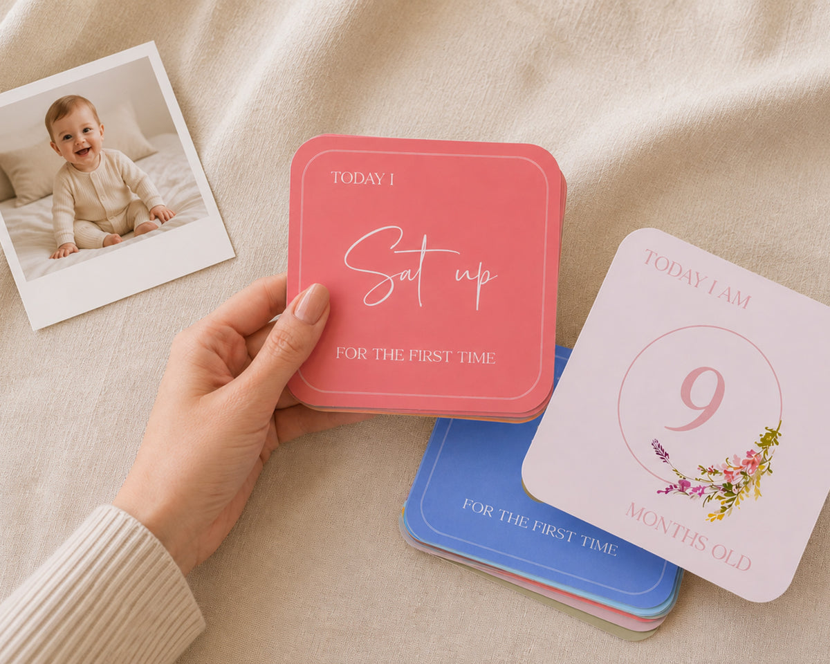 Bee Baby Milestone Cards – 32 Keepsake Cards