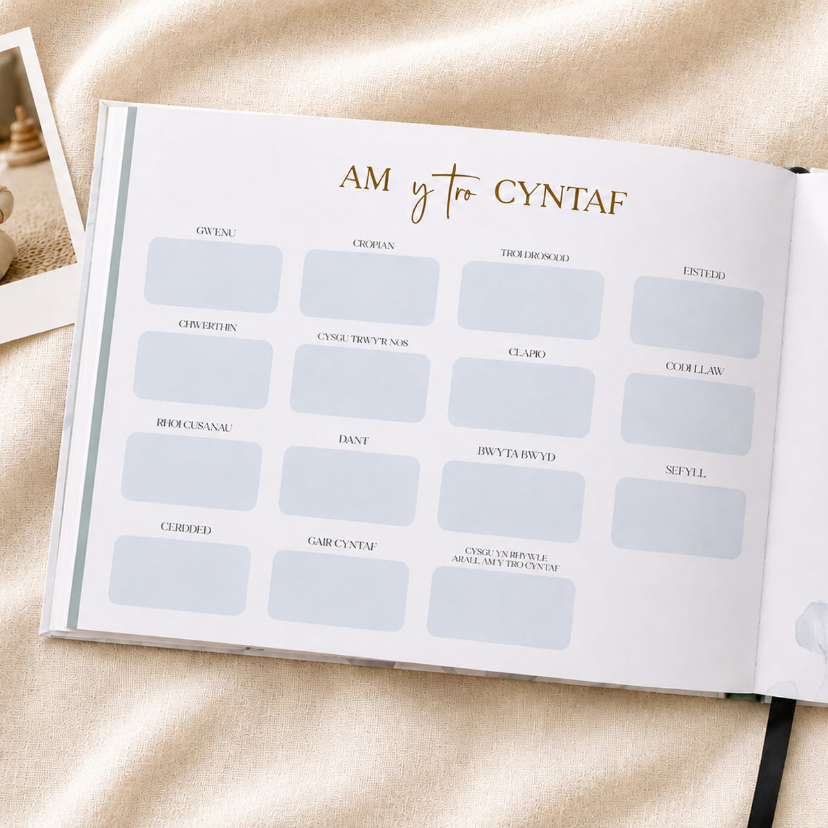 Llyfr Cof Babanod Cymraeg - Botanegol